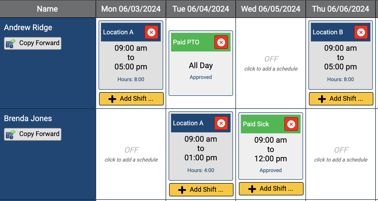 Simple Time Clock App for Small Business | ezClocker